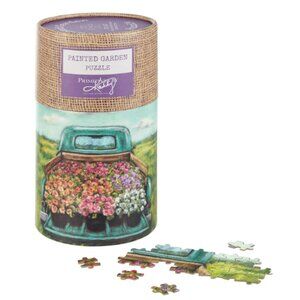 NWOT Painted Garden Puzzle Truck Bed Flowers